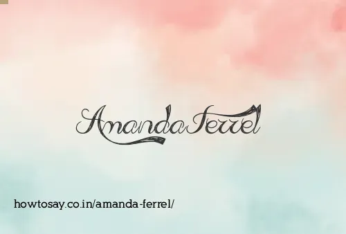 Amanda Ferrel