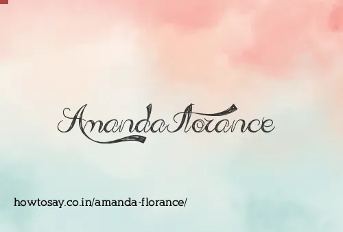 Amanda Florance