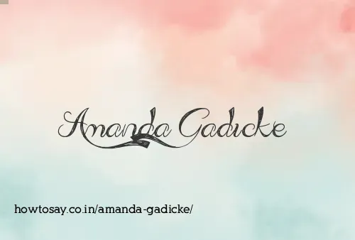 Amanda Gadicke