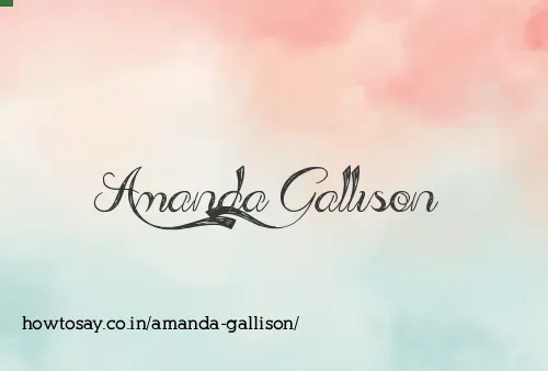 Amanda Gallison