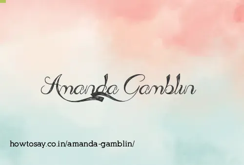 Amanda Gamblin