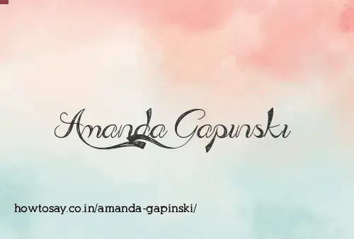 Amanda Gapinski