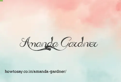 Amanda Gardner