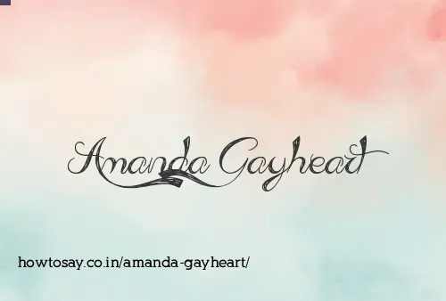 Amanda Gayheart
