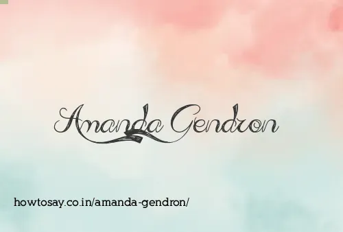 Amanda Gendron