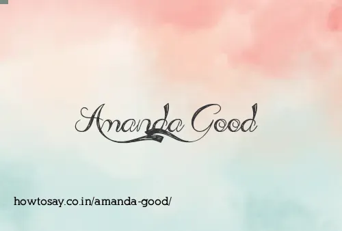 Amanda Good
