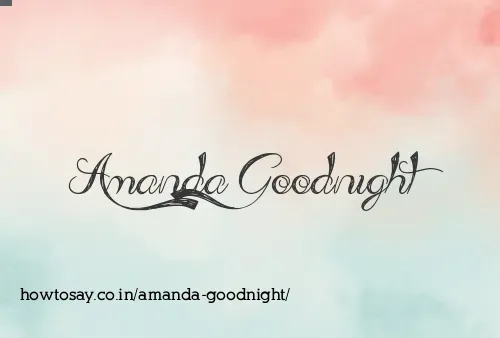 Amanda Goodnight