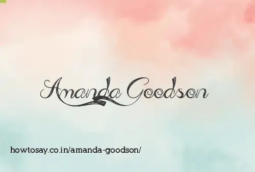 Amanda Goodson