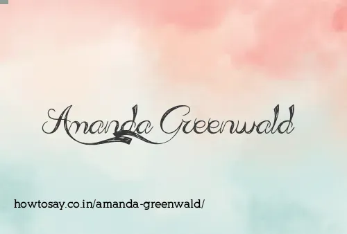 Amanda Greenwald