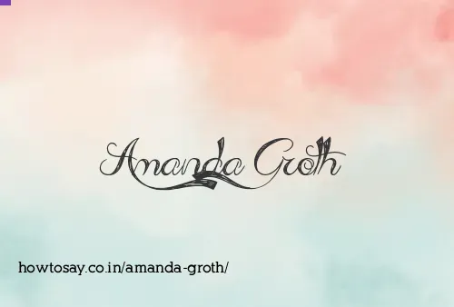 Amanda Groth