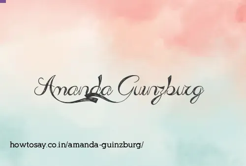 Amanda Guinzburg