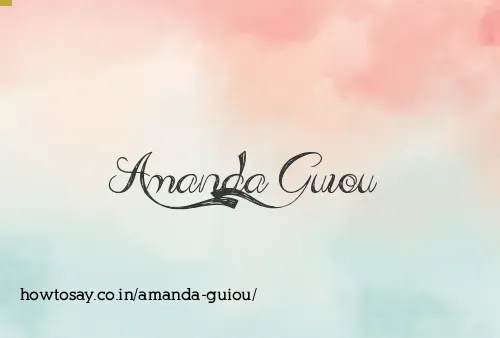Amanda Guiou