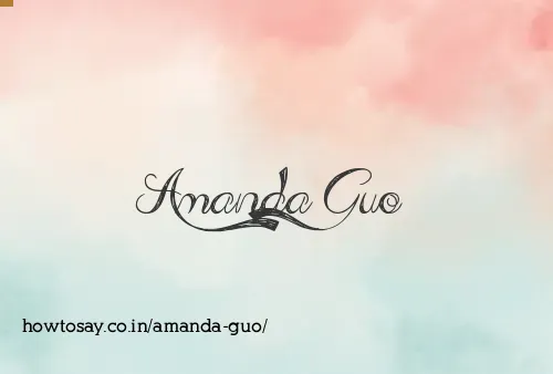 Amanda Guo