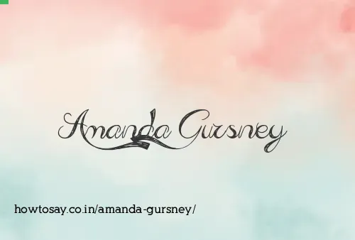 Amanda Gursney