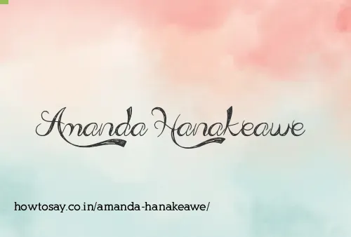 Amanda Hanakeawe