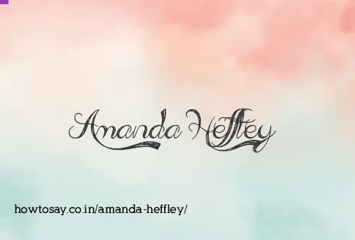 Amanda Heffley