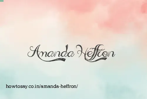 Amanda Heffron