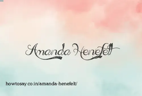 Amanda Henefelt