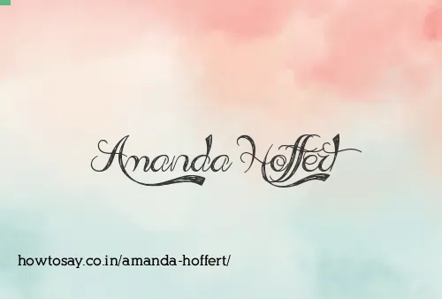 Amanda Hoffert