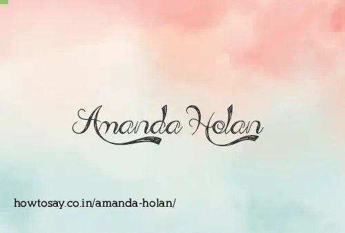 Amanda Holan