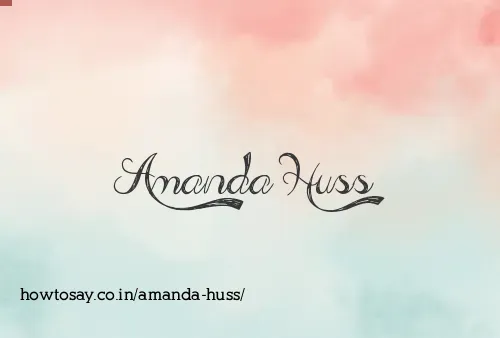 Amanda Huss