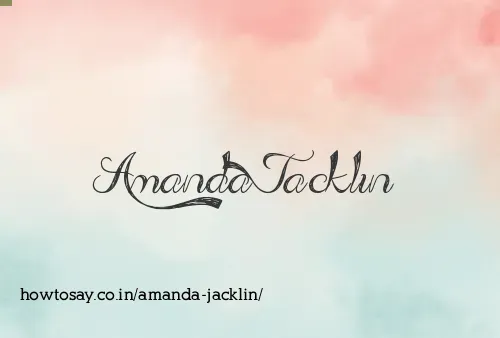 Amanda Jacklin