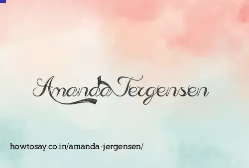 Amanda Jergensen