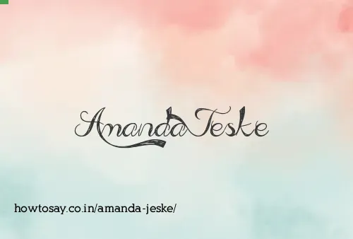 Amanda Jeske