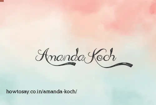 Amanda Koch