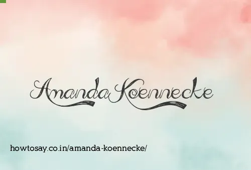 Amanda Koennecke