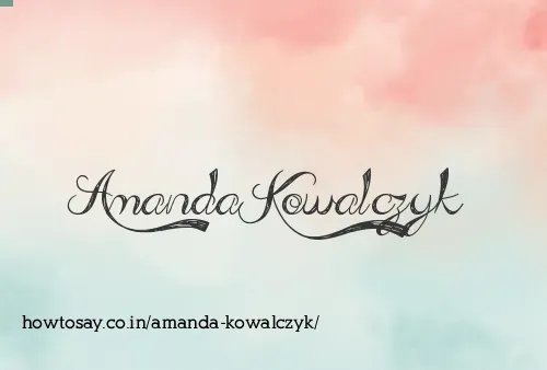 Amanda Kowalczyk