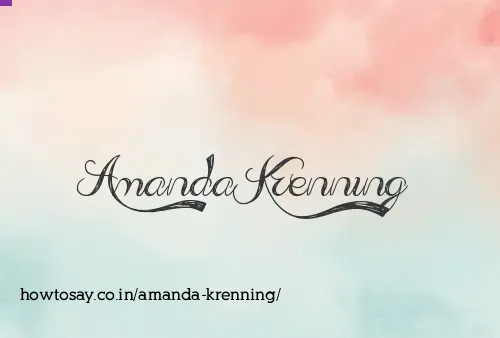Amanda Krenning