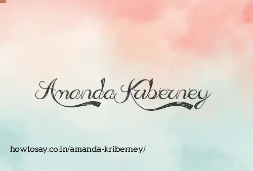Amanda Kriberney