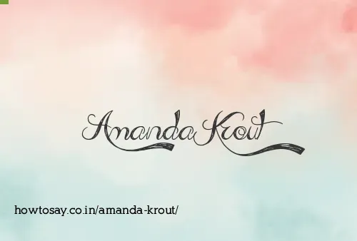 Amanda Krout