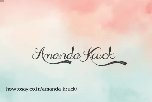 Amanda Kruck