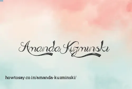 Amanda Kuzminski