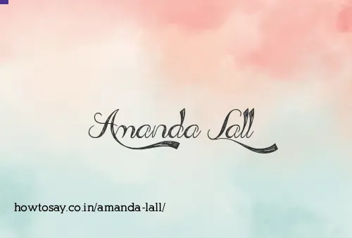 Amanda Lall