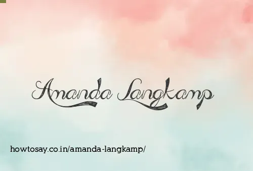 Amanda Langkamp