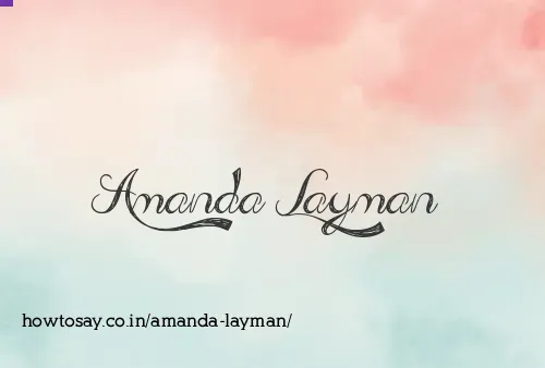 Amanda Layman