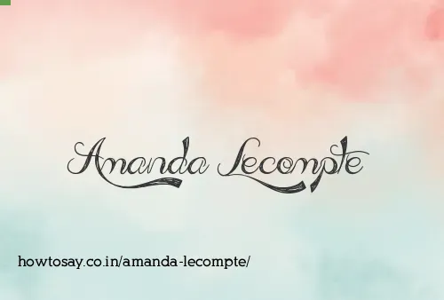 Amanda Lecompte