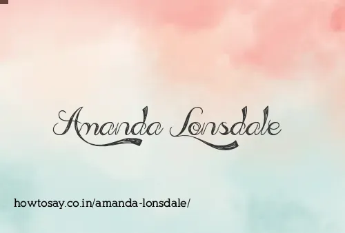 Amanda Lonsdale