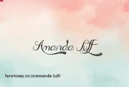 Amanda Luff