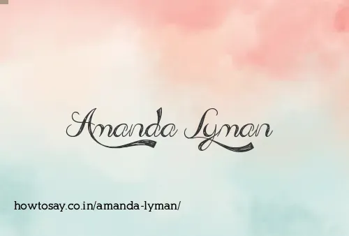 Amanda Lyman