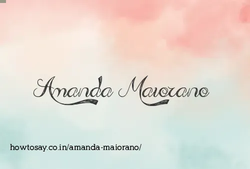 Amanda Maiorano