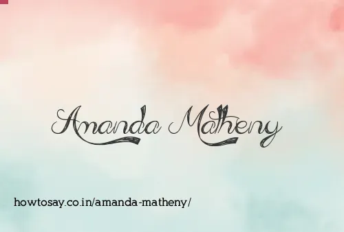 Amanda Matheny