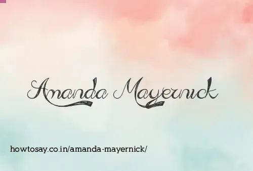 Amanda Mayernick