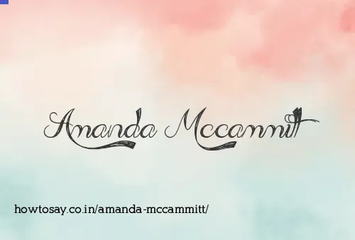 Amanda Mccammitt