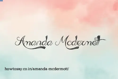 Amanda Mcdermott