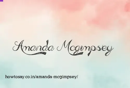 Amanda Mcgimpsey