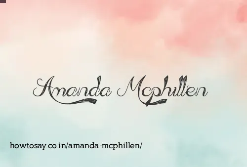 Amanda Mcphillen